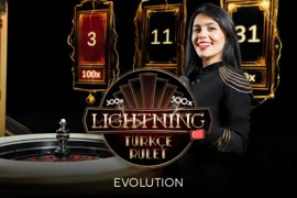 Игра Türkçe Lightning Rulet в каталоге Olimp
